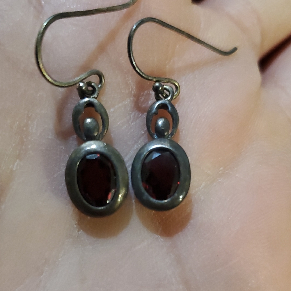 Garnet Earrings
